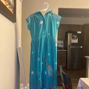 Petite size short sleeve dress